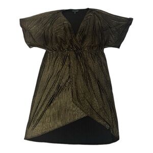 Lane Bryant Sheath Metallic Dress Women's Size 22/24 Brown